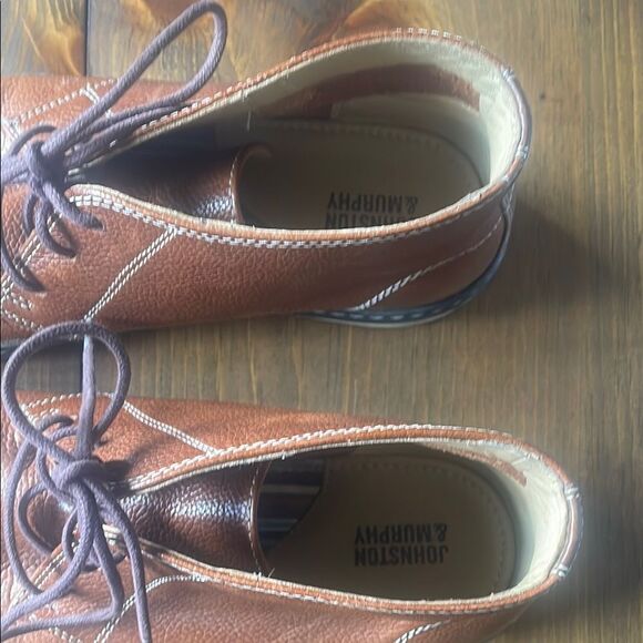 Johnston & Murphy Brown Leather Chukka Boots main image 5